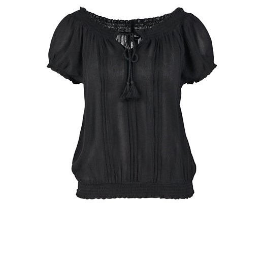 New Look BELLA Bluzka black zalando  abstrakcyjne wzory