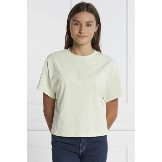 Bluzka damska Calvin Klein bawełniana