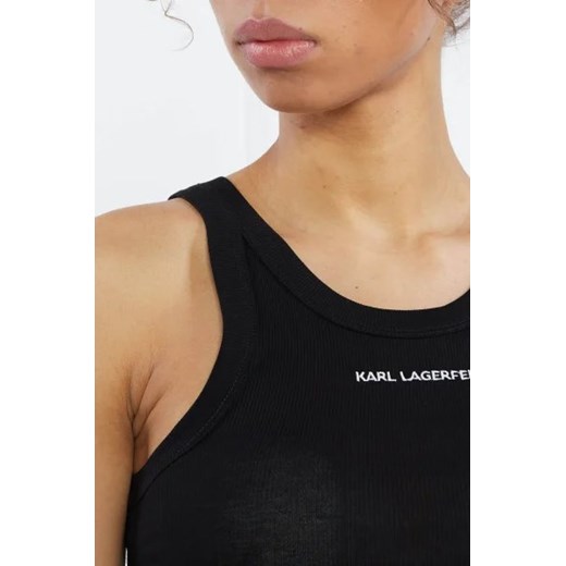 Karl Lagerfeld Tank top rib Karl Lagerfeld M okazyjna cena Gomez Fashion Store