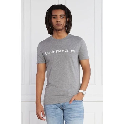CALVIN KLEIN JEANS T-shirt | Slim Fit ze sklepu Gomez Fashion Store w kategorii T-shirty męskie - zdjęcie 172806596