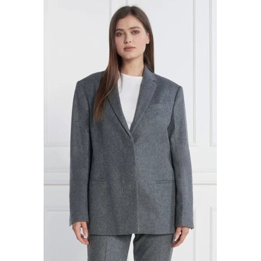 Calvin Klein Wełniana marynarka | Regular Fit ze sklepu Gomez Fashion Store w kategorii Marynarki damskie - zdjęcie 172806719