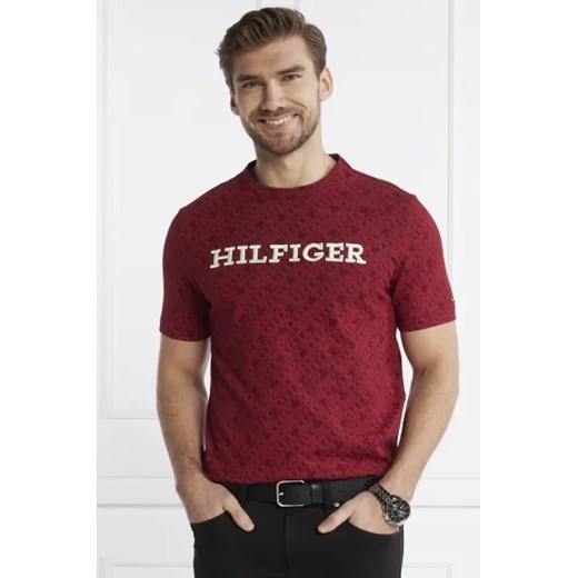 Tommy Hilfiger T-shirt AOP MONOGRAM | Regular Fit ze sklepu Gomez Fashion Store w kategorii T-shirty męskie - zdjęcie 172806919