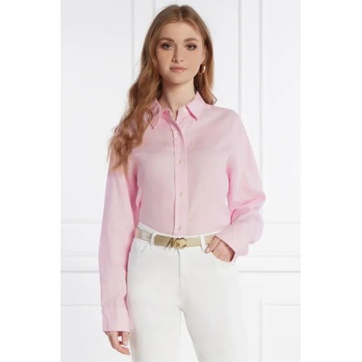 Samsøe Samsøe Lniana koszula | Loose fit S wyprzedaż Gomez Fashion Store