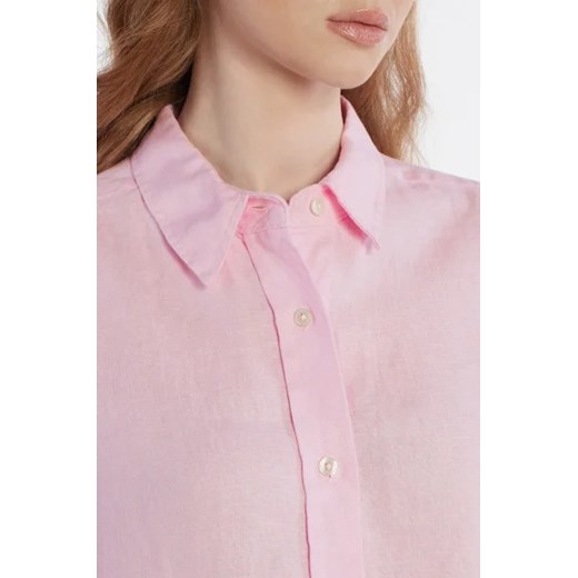 Samsøe Samsøe Lniana koszula | Loose fit S wyprzedaż Gomez Fashion Store