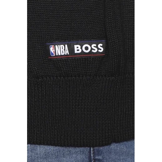 BOSS ORANGE Sweter Knit_ChicagoBulls | Regular Fit | z dodatkiem wełny M promocja Gomez Fashion Store