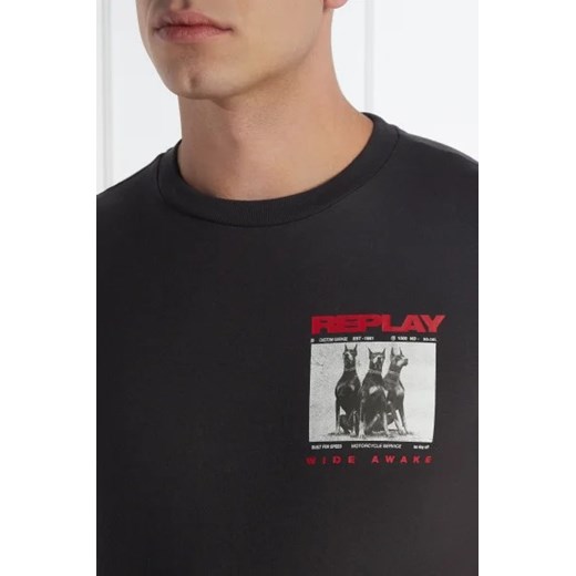 Replay T-shirt | Regular Fit Replay XXL okazja Gomez Fashion Store