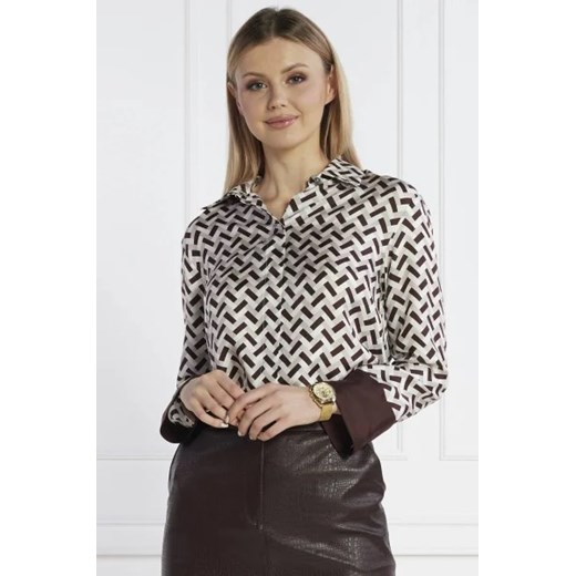Max Mara Leisure Jedwabna koszula STONE | Regular Fit 40 Gomez Fashion Store