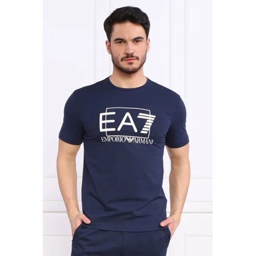 EA7 T-shirt | Regular Fit ze sklepu Gomez Fashion Store w kategorii T-shirty męskie - zdjęcie 172808928