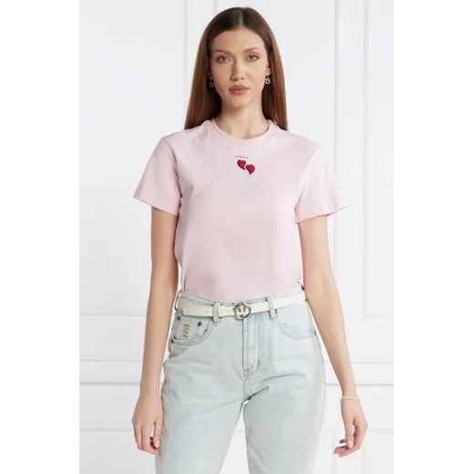 Pinko T-shirt | Regular Fit ze sklepu Gomez Fashion Store w kategorii Bluzki damskie - zdjęcie 172809126