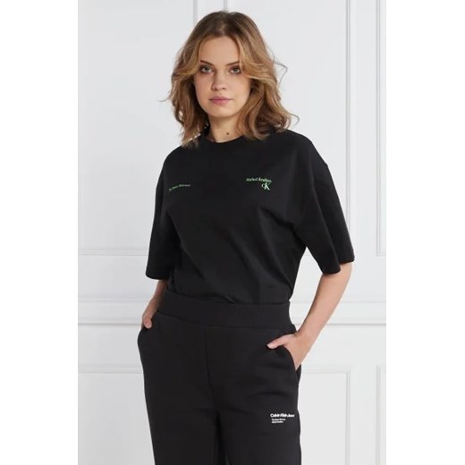 Bluzka damska Calvin Klein bawełniana