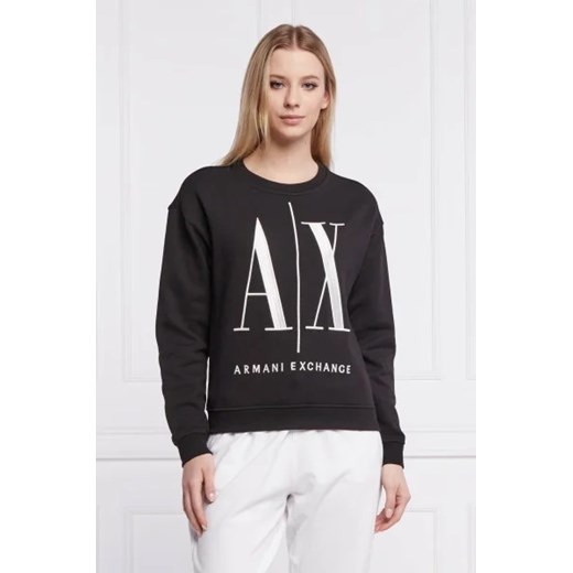 Armani Exchange Bluza | Regular Fit ze sklepu Gomez Fashion Store w kategorii Bluzy damskie - zdjęcie 172810118