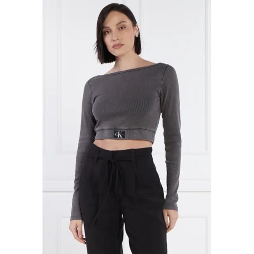 CALVIN KLEIN JEANS Bluzka | Cropped Fit ze sklepu Gomez Fashion Store w kategorii Bluzki damskie - zdjęcie 172810389
