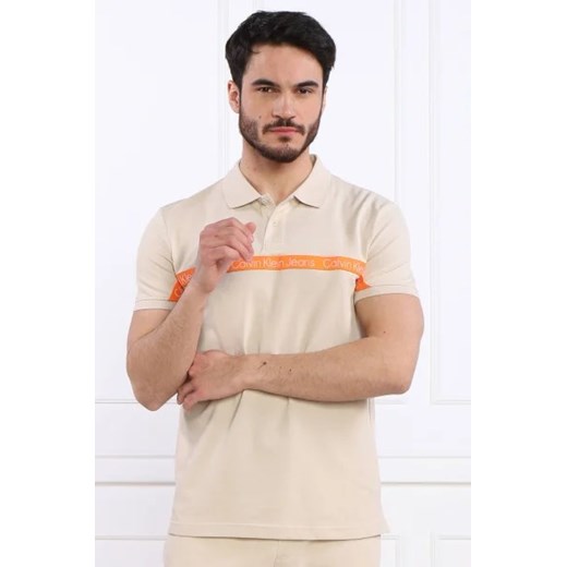 CALVIN KLEIN JEANS Polo LOGO TAPE | Regular Fit L okazyjna cena Gomez Fashion Store