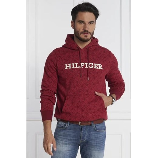 Tommy Hilfiger Bluza AOP MONOGRAM HOODY | Regular Fit ze sklepu Gomez Fashion Store w kategorii Bluzy męskie - zdjęcie 172810509