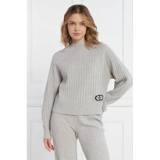 TWINSET Wełniany sweter | Regular Fit | z dodatkiem kaszmiru Twinset L okazja Gomez Fashion Store
