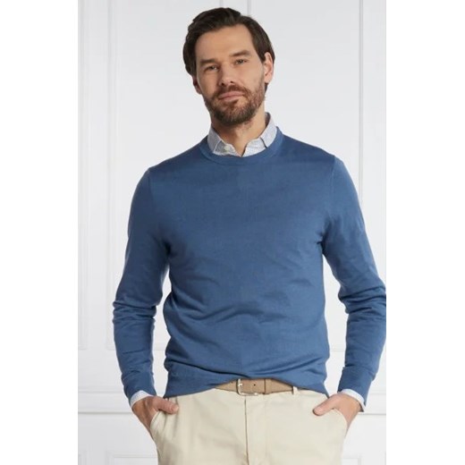 Hackett London Wełniany sweter | z dodatkiem jedwabiu Hackett London L wyprzedaż Gomez Fashion Store