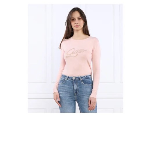 GUESS Sweter LS EDIE RN | Regular Fit ze sklepu Gomez Fashion Store w kategorii Swetry damskie - zdjęcie 172811557