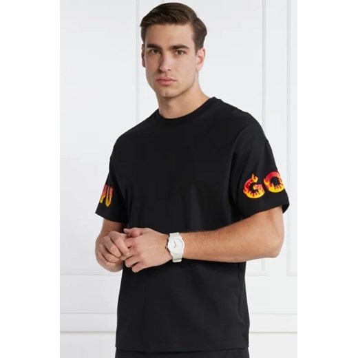 Hugo Bodywear T-shirt Flames | Regular Fit ze sklepu Gomez Fashion Store w kategorii T-shirty męskie - zdjęcie 172811875