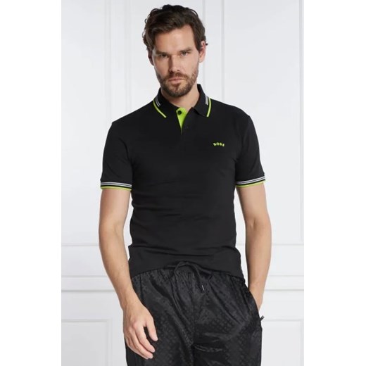 BOSS GREEN Polo Paul Curved | Slim Fit | stretch ze sklepu Gomez Fashion Store w kategorii T-shirty męskie - zdjęcie 172812457