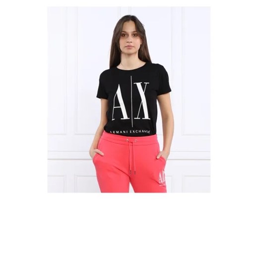 Armani Exchange T-shirt | Regular Fit ze sklepu Gomez Fashion Store w kategorii Bluzki damskie - zdjęcie 172812509