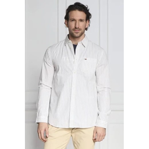 Tommy Jeans Koszula ESSENTIAL STRIPE | Regular Fit ze sklepu Gomez Fashion Store w kategorii Koszule męskie - zdjęcie 172812745