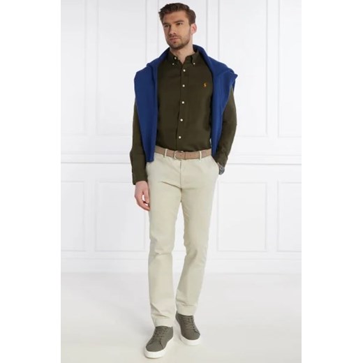 POLO RALPH LAUREN Lniana koszula | Custom fit Polo Ralph Lauren XXL wyprzedaż Gomez Fashion Store