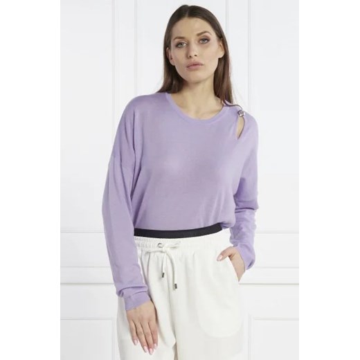 Liu Jo Wełniany sweter | Regular Fit | z dodatkiem kaszmiru ze sklepu Gomez Fashion Store w kategorii Swetry damskie - zdjęcie 172813027
