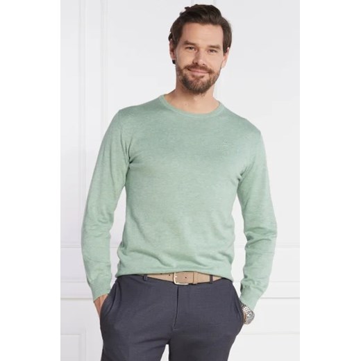 Hackett London Sweter | Regular Fit | z dodatkiem jedwabiu Hackett London M wyprzedaż Gomez Fashion Store