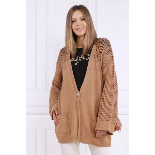 Liu Jo Kardigan | Relaxed fit ze sklepu Gomez Fashion Store w kategorii Swetry damskie - zdjęcie 172813397