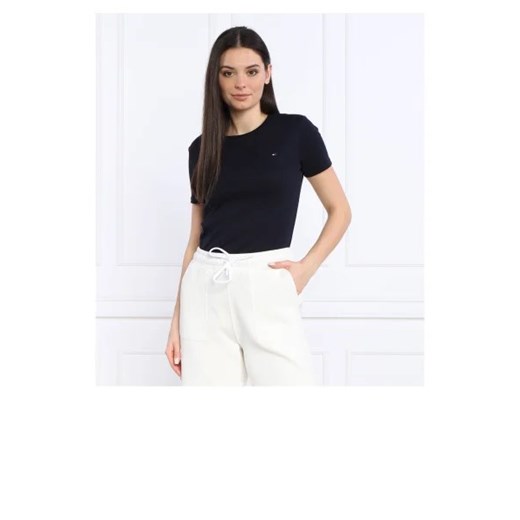 Tommy Hilfiger T-shirt | Regular Fit ze sklepu Gomez Fashion Store w kategorii Bluzki damskie - zdjęcie 172813839
