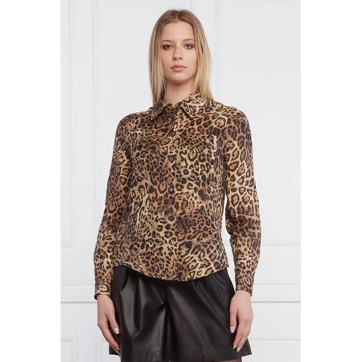Pinko Lniana koszula MUSCHIO | Classic fit Pinko 36 wyprzedaż Gomez Fashion Store