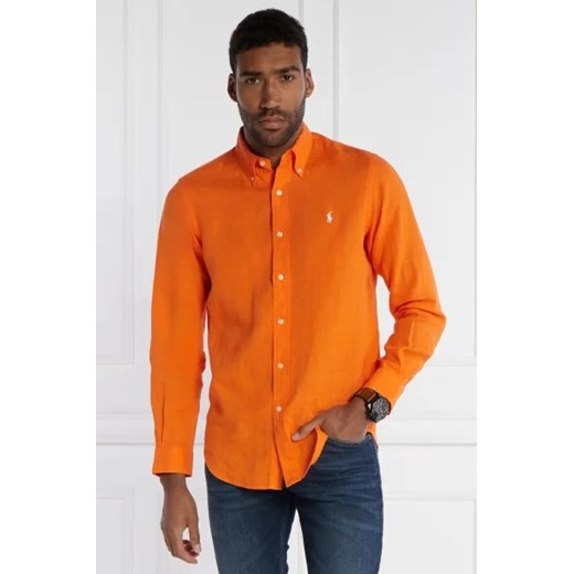 POLO RALPH LAUREN Lniana koszula | Custom fit Polo Ralph Lauren XXL okazyjna cena Gomez Fashion Store
