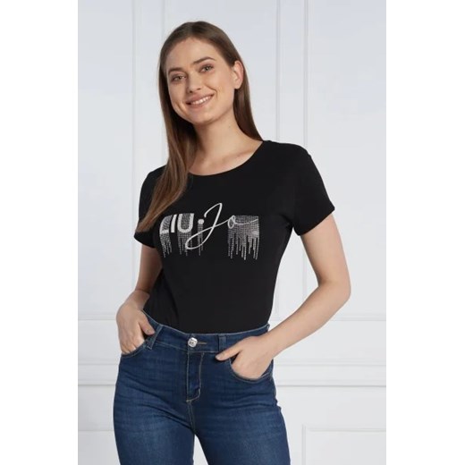 Liu Jo Sport T-shirt | Regular Fit ze sklepu Gomez Fashion Store w kategorii Bluzki damskie - zdjęcie 172814318