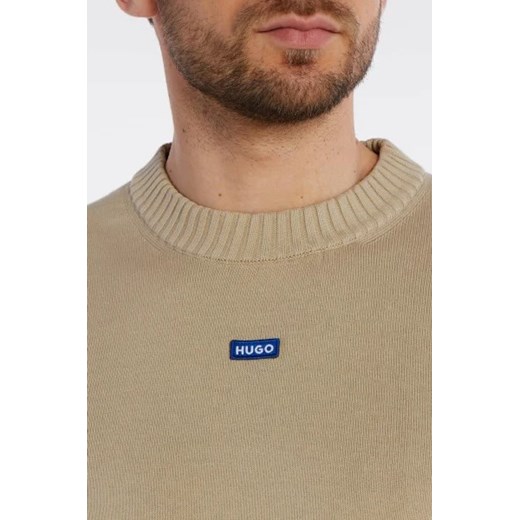 Hugo Blue Sweter San Cosmo-C | Regular Fit Hugo Blue S wyprzedaż Gomez Fashion Store