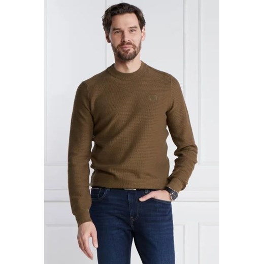 BOSS ORANGE Sweter Anion | Regular Fit | z dodatkiem kaszmiru ze sklepu Gomez Fashion Store w kategorii Swetry męskie - zdjęcie 172814565