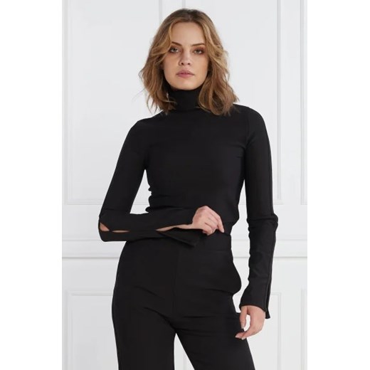 CALVIN KLEIN JEANS Golf TAB SPLIT RIB MOCK NECK | Regular Fit L okazja Gomez Fashion Store