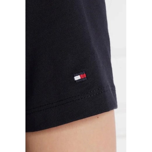 Tommy Hilfiger T-shirt GOLD BUTTON | Regular Fit Tommy Hilfiger XS wyprzedaż Gomez Fashion Store