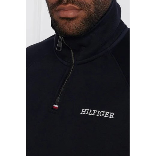 Tommy Hilfiger Bluza MONOTYPE EMBRO HALF ZIP | Regular Fit Tommy Hilfiger M wyprzedaż Gomez Fashion Store
