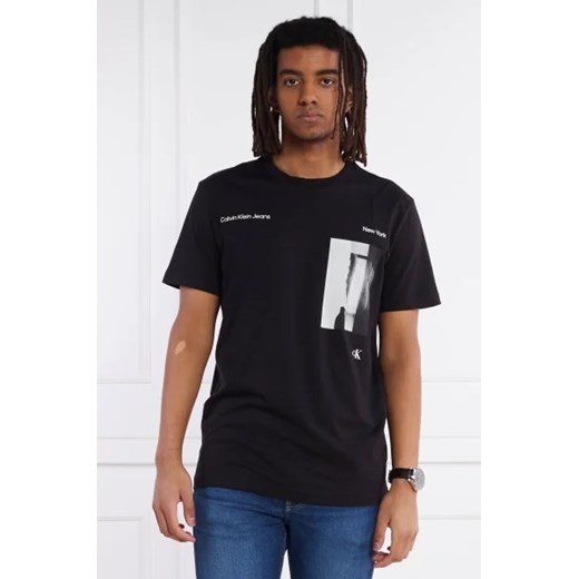 CALVIN KLEIN JEANS T-shirt SERENITY MULTI GRAPHIC M wyprzedaż Gomez Fashion Store
