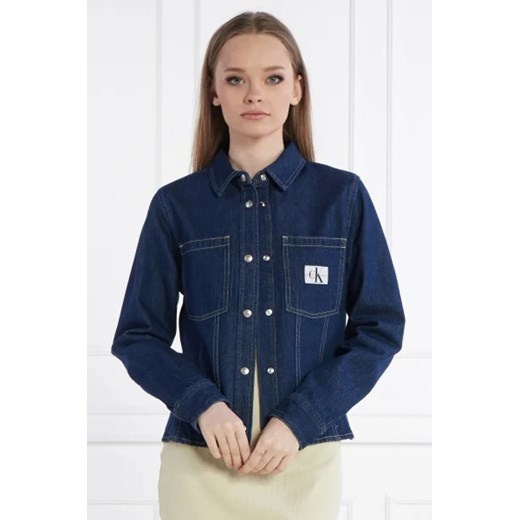 CALVIN KLEIN JEANS Jeansowa koszula | Slim Fit L Gomez Fashion Store okazja