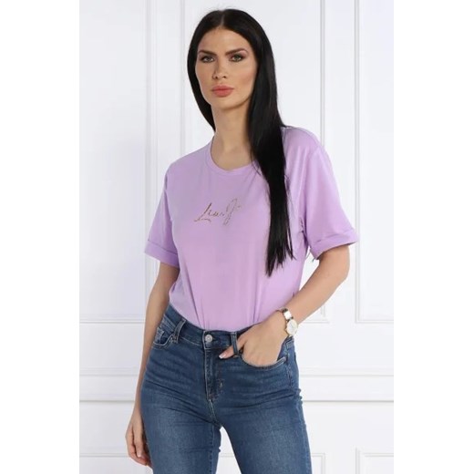 Liu Jo Sport T-shirt | Regular Fit ze sklepu Gomez Fashion Store w kategorii Bluzki damskie - zdjęcie 172816225