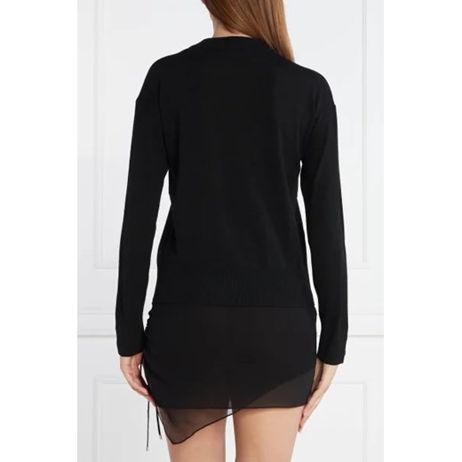 Patrizia Pepe Wełniany sweter | Regular Fit Patrizia Pepe XL promocyjna cena Gomez Fashion Store