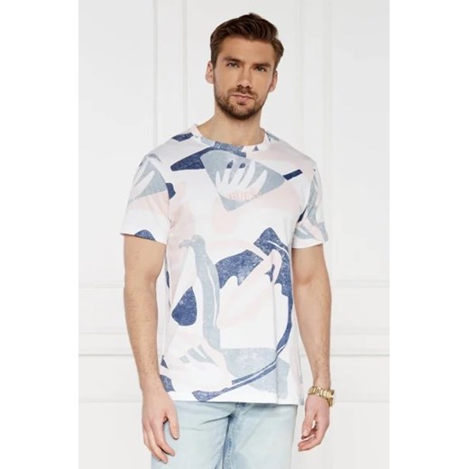 GUESS T-shirt AOP | Regular Fit ze sklepu Gomez Fashion Store w kategorii T-shirty męskie - zdjęcie 172816898
