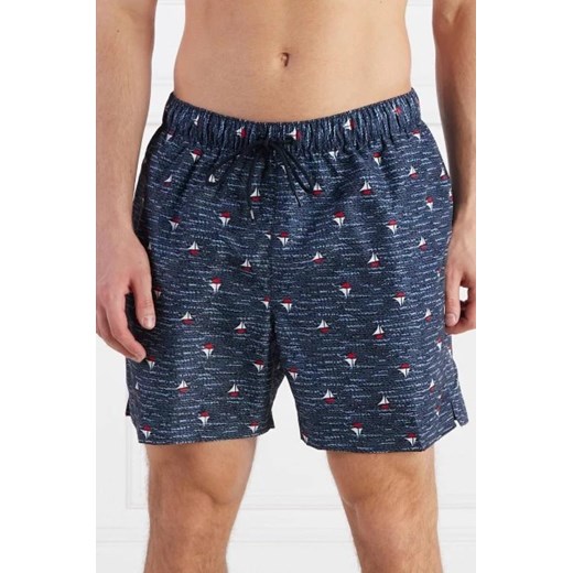 Tommy Hilfiger Szorty kąpielowe MEDIUM DRAWSTRING PRINT | Regular Fit Tommy Hilfiger S okazyjna cena Gomez Fashion Store