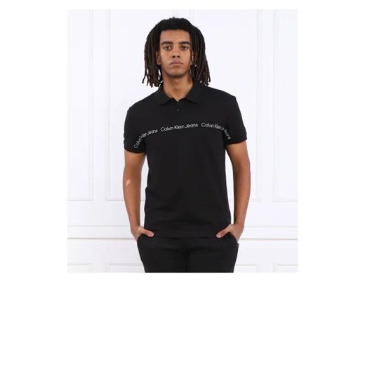 CALVIN KLEIN JEANS Polo LOGO TAPE | Regular Fit ze sklepu Gomez Fashion Store w kategorii T-shirty męskie - zdjęcie 172817599
