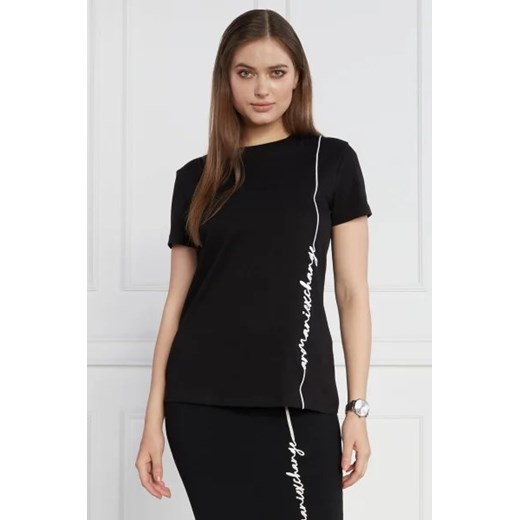 Armani Exchange T-shirt | Regular Fit ze sklepu Gomez Fashion Store w kategorii Bluzki damskie - zdjęcie 172817639