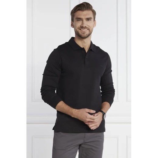 Calvin Klein Polo SMOOTH LS | Slim Fit ze sklepu Gomez Fashion Store w kategorii T-shirty męskie - zdjęcie 172817707