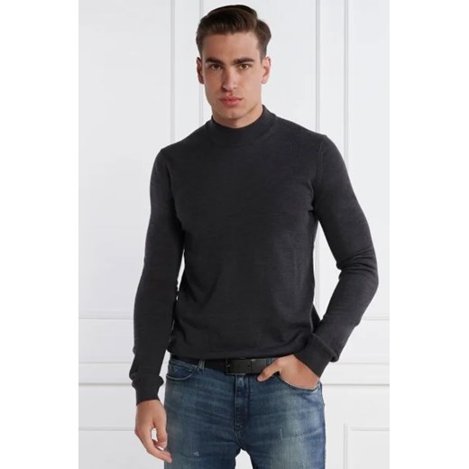 HUGO Wełniany sweter San Matteo | Regular Fit ze sklepu Gomez Fashion Store w kategorii Swetry męskie - zdjęcie 172817767