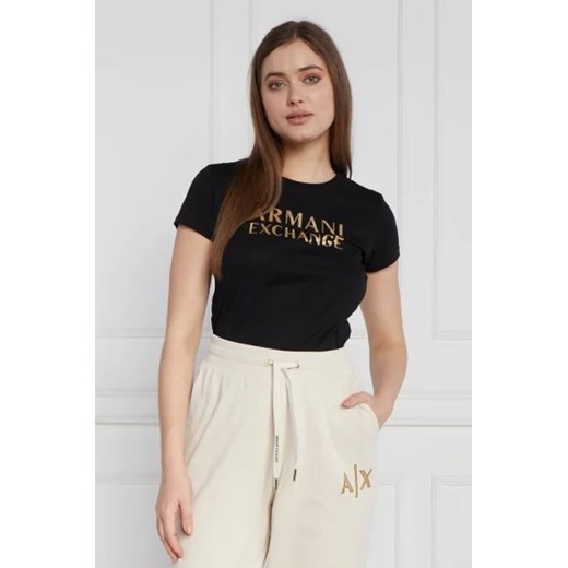 Armani Exchange T-shirt | Regular Fit ze sklepu Gomez Fashion Store w kategorii Bluzki damskie - zdjęcie 172818079