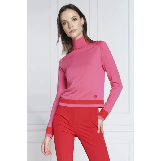 Pinko Wełniany golf DECOTTO DOLCEVITA | Slim Fit Pinko XL okazyjna cena Gomez Fashion Store